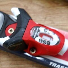 108cm B×B 子供用カービングスキー JX-B1 ビンディング付き ホワイト×レッド 解放値 0.75～4.5 CAV ROSSIGNOL camp j ロシニョール スキー板 札幌市 清田区 平岡の画像