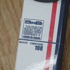 108cm B×B 子供用カービングスキー JX-B1 ビンディング付き ホワイト×レッド 解放値 0.75～4.5 CAV ROSSIGNOL camp j ロシニョール スキー板 札幌市 清田区 平岡の画像
