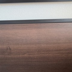 収納付きベッド　マットレス付きの画像