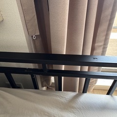 収納付きベッド　マットレス付きの画像