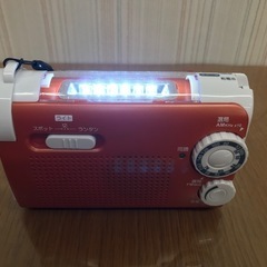 ☆手回し充電ラジオライト　WINTECH  KDR-118の画像