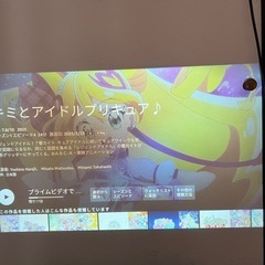プロジェクターの画像
