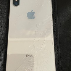 「背面割れ有」iPhoneX 64GBの画像