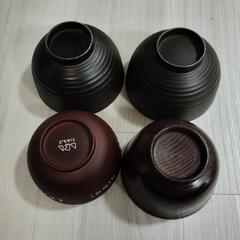 お味噌汁　おわんの画像
