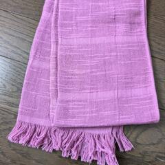 新品未使用 麻100% 夏用スカーフ　130×28cm の画像