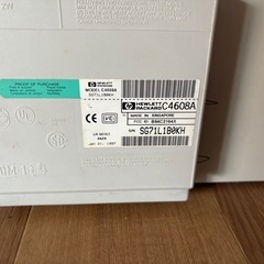 カラーディスプレイ　プリンター　古　ジャンクの画像
