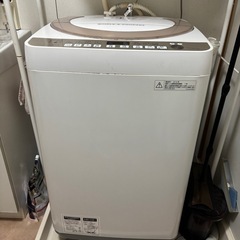 SHARP　洗濯機　ES-KS70Rの画像
