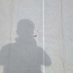 防炎シート4.4×5.5m日除け、解体現場にの画像