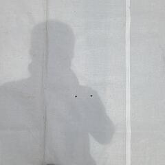 防炎シート4.4×5.5m日除け、解体現場にの画像