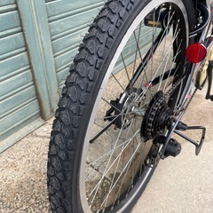 24㌅安全整備士組立リサイクル自転車の画像