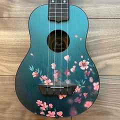 Flight 花柄ウクレレ 桜の画像