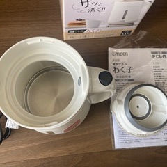 【美品】タイガー　電気ケトル　わく子　の画像
