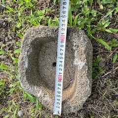 引取り限定！ししおどしの受け皿差し上げます！の画像