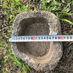 引取り限定！ししおどしの受け皿差し上げます！の画像