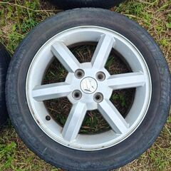 スズキ Kei ワークス 15インチ 純正ホイール 4.5J 4H PCD100 インセット 50の画像