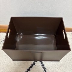 カラーボックス　ダークブラウンの画像