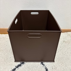 カラーボックス　ダークブラウンの画像