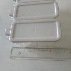 中古調味料入れ☆スリムタイプ☆ホワイト白の画像