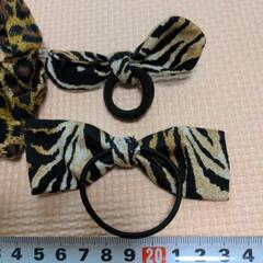 ハンドメイド　シュッシュ＆ヘアゴム③の画像
