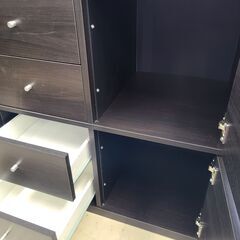 J1083【リユースのサカイ柏店】IKEA　イケア　シェルフユニット　KALLAX　カラッックス　クリーニング済の画像