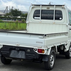 スバルサンバートラック TC スーパーチャージャー　 4WD 5速マニュアル エアコン　パワステ　タイベル交換車検9年7月までの画像