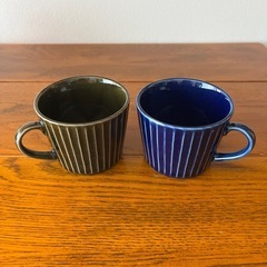 KEYUCAなど渋めカラー　コーヒーカップまとめての画像