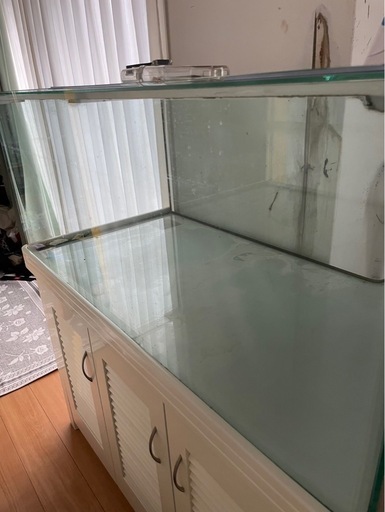 【決まりました】【曲面ガラス】水槽＋水槽台