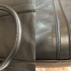 コーチメトロポリタントート黒ビジネストートバッグブリーフケースかばんカバン書類鞄 レザー 2way ショルダーバッグメンズブラックの画像