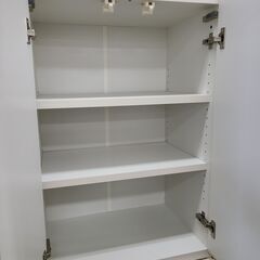 J1084【リユースのサカイ柏店】SHIRAI　白井産業　壁面キャビネット ポルターレ　POR-1860D　WH　クリーニング済　参考価格24,800円の画像
