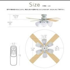 LOWYA（ロウヤ）のシーリングファンライトの画像