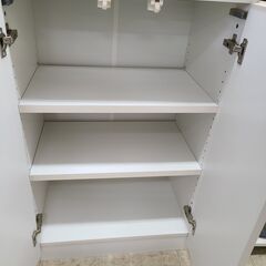 J1084【リユースのサカイ柏店】SHIRAI　白井産業　壁面キャビネット ポルターレ　POR-1860D　WH　クリーニング済　参考価格24,800円の画像