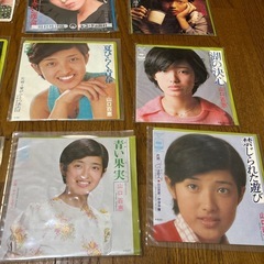 山口百恵　中古レコード　17枚まとめ売の画像