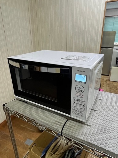 美品TOSHIBA 電子レンジ ER-WS17(W) 2023年製 美品✨ 人気のフラットタイプ TOSHIBA 2023年 ER-WS17 単機能