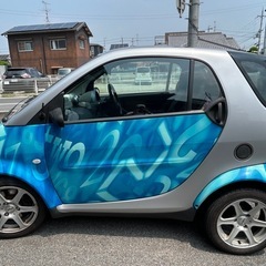 スマートクーペ　軽登録　希少色　ニューメリックブルーの画像