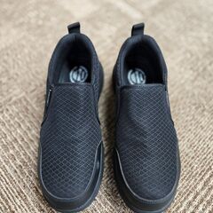 安全靴 未使用 黒 スリッポン の画像
