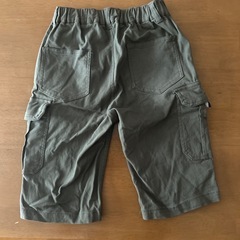 男児150カーキハーフパンツの画像