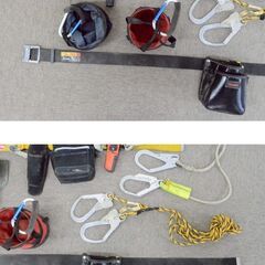 在庫のこり1セット！★限定入荷★掘り出し物！FUJII-DENKO 藤井電工 TSUYORON LSA Safety Belt 安全ベルト E-Value TOOL BAG＆BUCKET SERIES など 作業服 小物 安全帯 まとめの画像