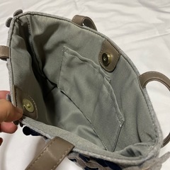 未使用品　花モチーフバックの画像