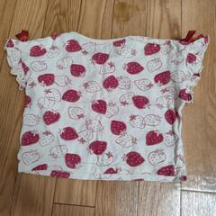 ベビー 80cm 半袖Tシャツ イチゴ柄 の画像