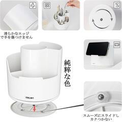 回転　ペン立て メイクブラシ　文房具収納ボックス 大容量の画像