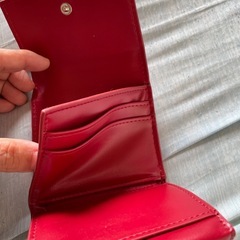 赤い財布ですの画像