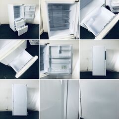 ID:rd24539 【自社配送エリア内限定】アクア AQUA 冷蔵庫 ファミリー 中古 2016年製 3ドア 272L ホワイト ファン式 右開き AQR-271E(W)  【リユース品：状態B】【送料無料】【設置費用無料】の画像