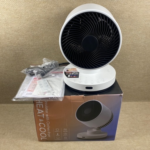 サーキュレーター　衣類乾燥機能付　ホワイト　HC-T2494WH 衣類乾燥機能付サーキュレーター ヒート&クール／HC-T2494WH