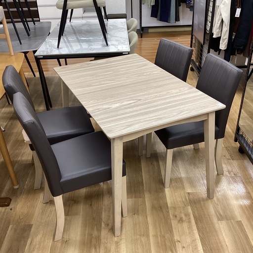 【取りに来られる方限定！！】マナベインテリアハーツ　ダイニング5点セット