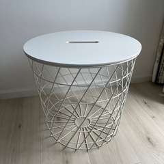 IKEA/イケア KVISTBRO：収納テーブル ホワイト