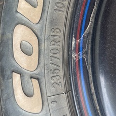 デリカD5 TOYOオープンカントリーRT 235/70R16 ホイル4本セットの画像