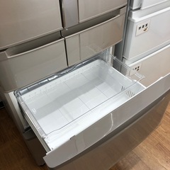 安心の6ヶ月保証付。【HITACHI 6ドア冷蔵庫R-F51HG 2018年製