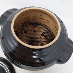 やきいも土鍋 HR-8396 耐熱陶器 HON-WA-CAFE（ほんわかふぇ）直径20cm 中古の画像