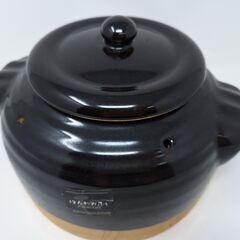 やきいも土鍋 HR-8396 耐熱陶器 HON-WA-CAFE（ほんわかふぇ）直径20cm 中古の画像