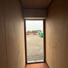 6枚シャッター　スチール製 20フィート 海上 コンテナ バイク ガレージ 倉庫　在庫４台有り 物置の画像